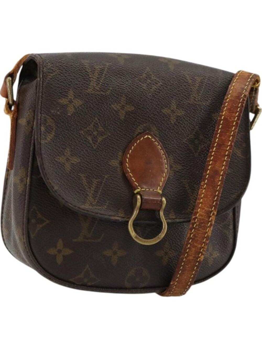 LOUIS VUITTON Monogram Saint Cloud PM Shoulder Bag M51244